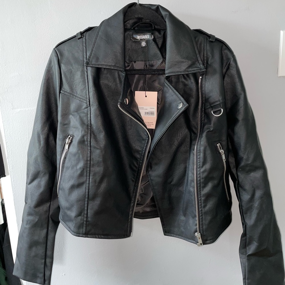 Missguided Leather Jacket